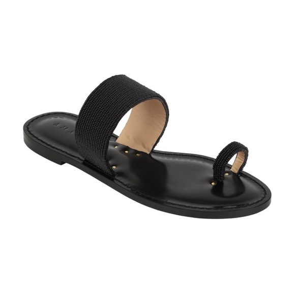 Amanu Shoes - NEW Amanu Embellished Black Sandals